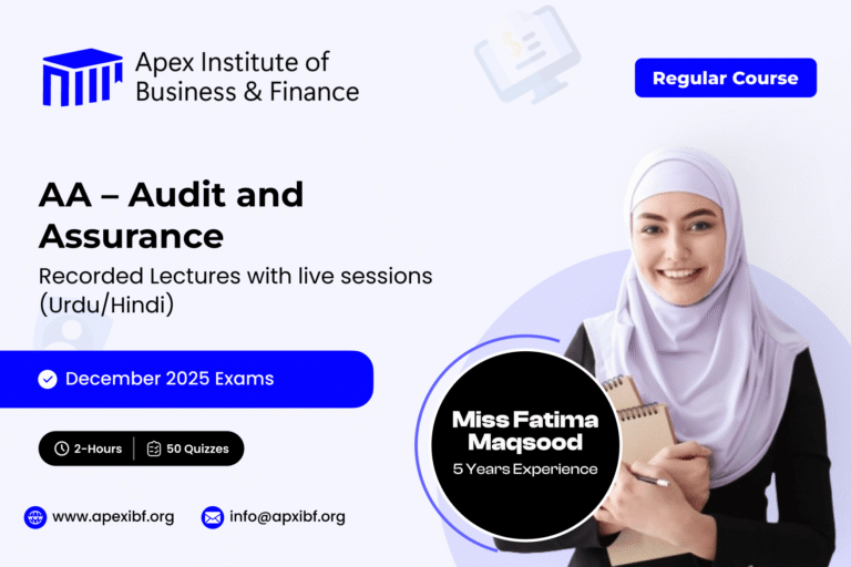 Audit and Assurance (AA)